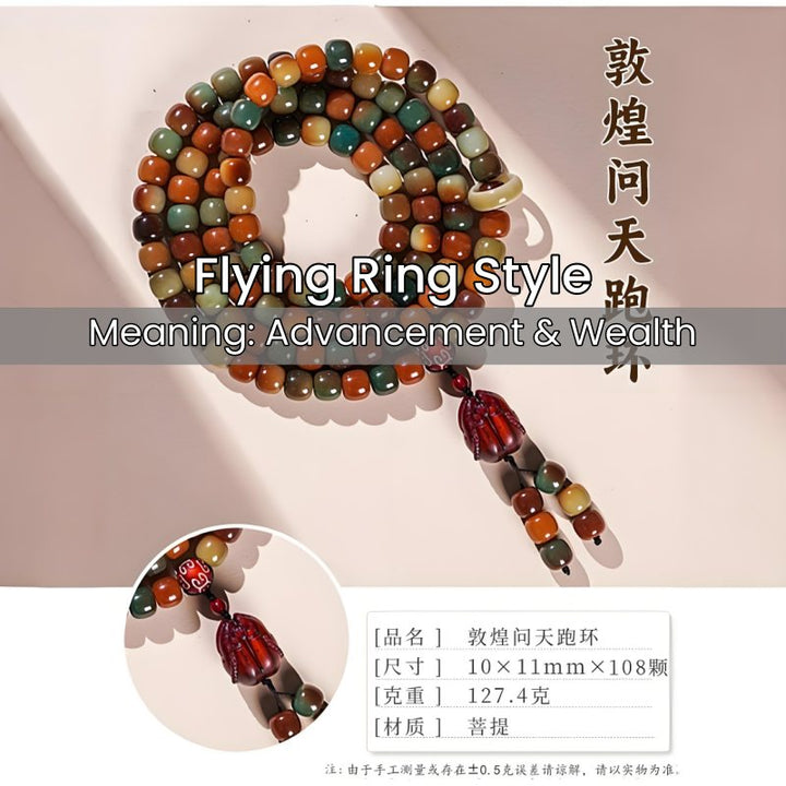 Bodhi Colorful Jade Bracelet- Luck in hand - Buddha Pureland