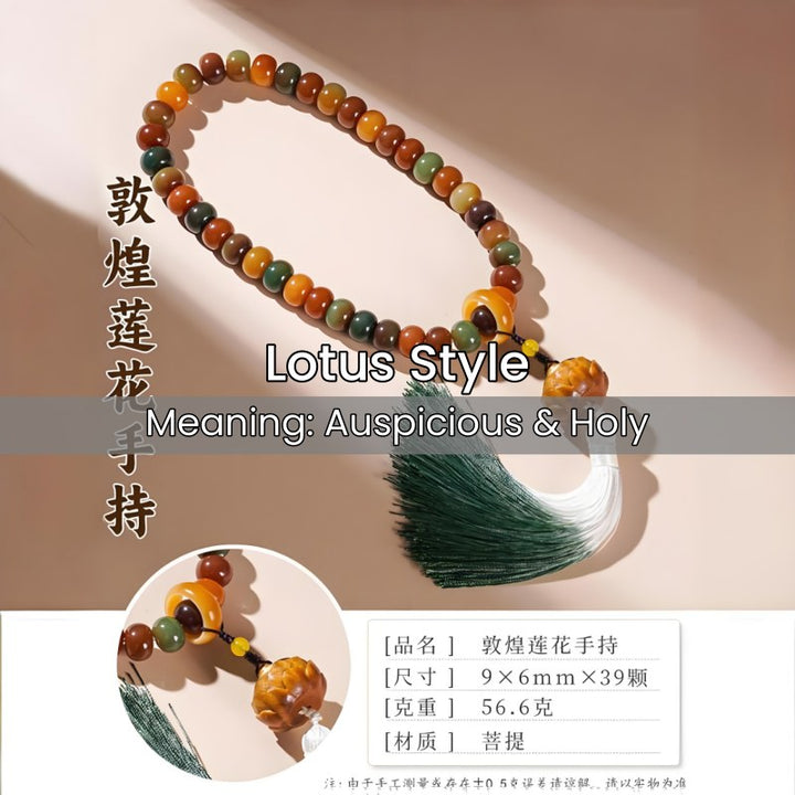 Bodhi Colorful Jade Bracelet- Luck in hand - Buddha Pureland