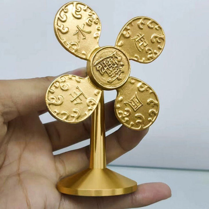 Brass Windmill Ornaments - Bring Wealth And Fortune - Buddha Pureland