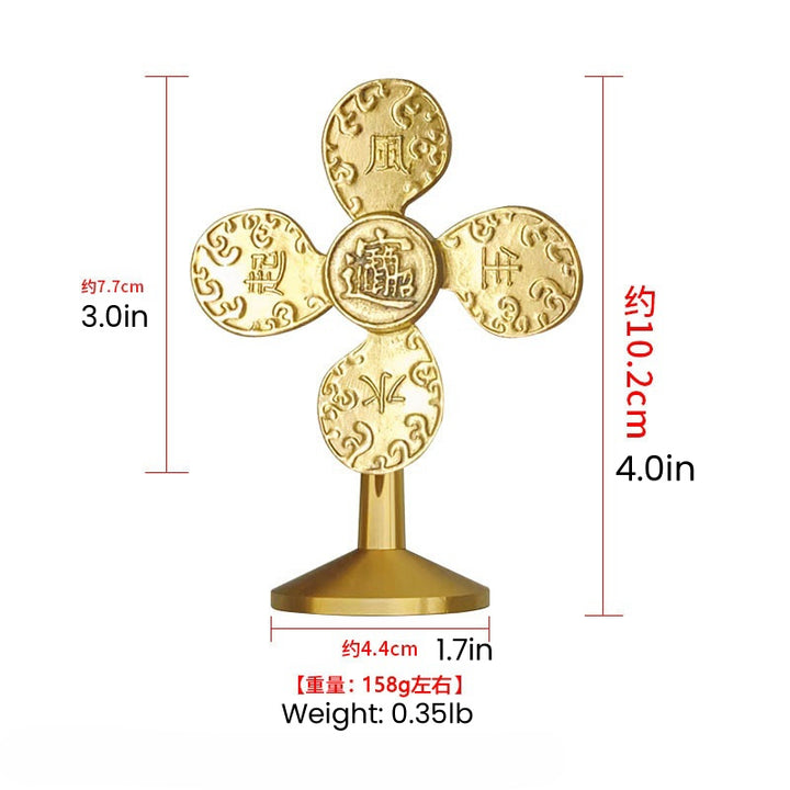 Brass Windmill Ornaments - Bring Wealth And Fortune - Buddha Pureland