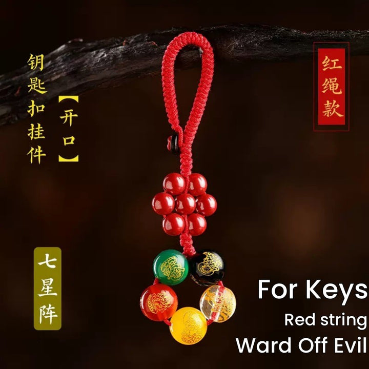 Five Gods of Wealth Custom Keychains - Carry-on protection - Buddha Pureland