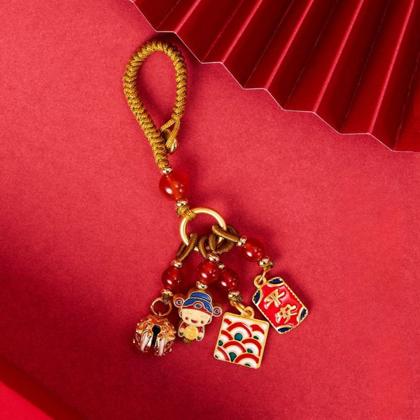 Lucky Cute Keychains - Naughty Image Brings You Happiness - Buddha Pureland