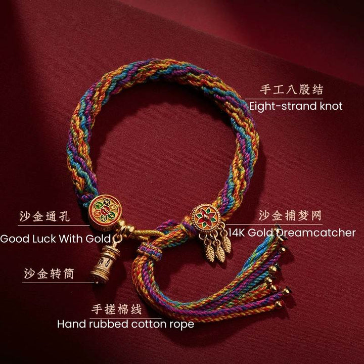 Tibetan Tassel Colorful Rope Bracelet - Reveal Your Charm & Taste - Buddha Pureland