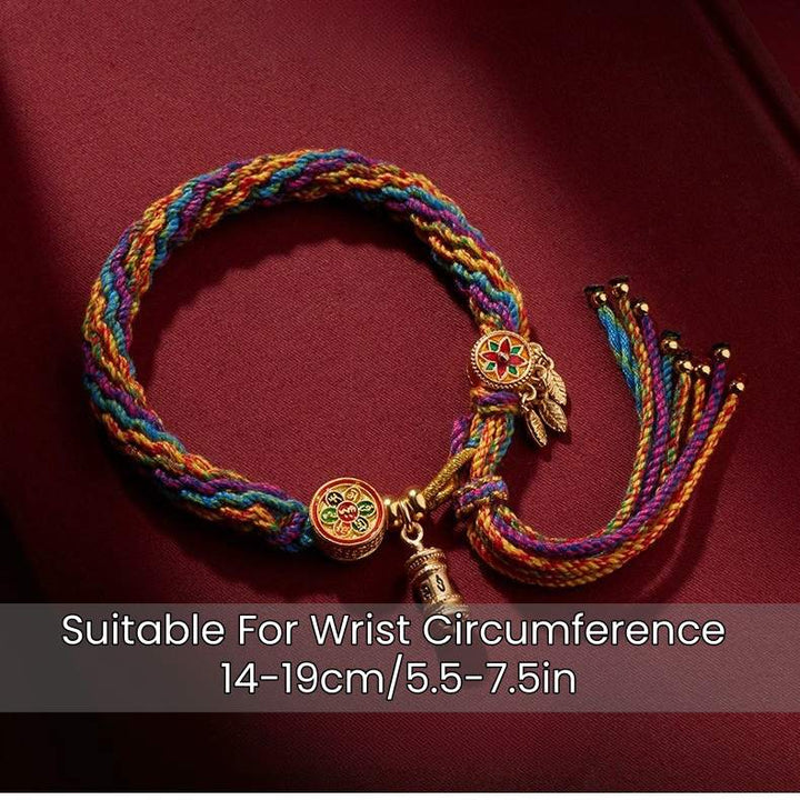 Tibetan Tassel Colorful Rope Bracelet - Reveal Your Charm & Taste - Buddha Pureland