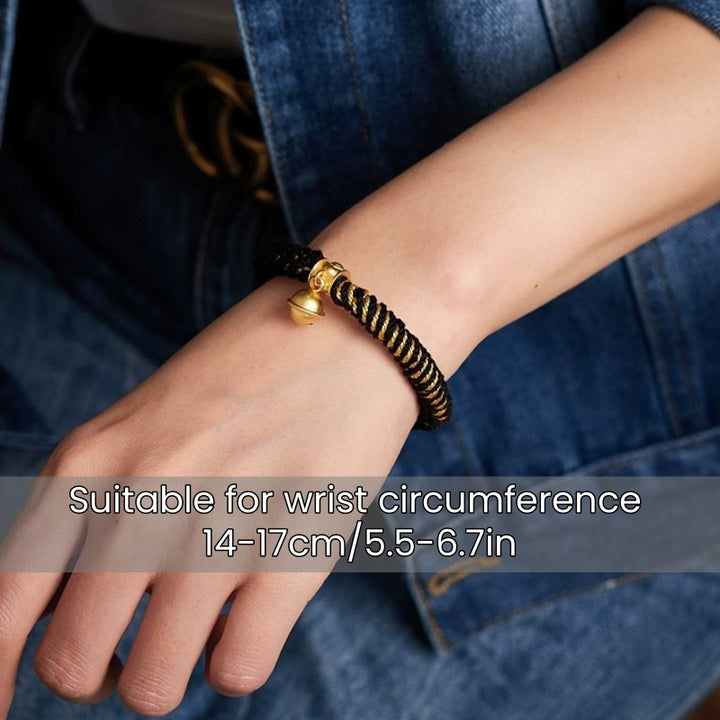 Traditional Tibetan Six-character Mantra Rope Bracelet Mens - Protection & Courage - Buddha Pureland