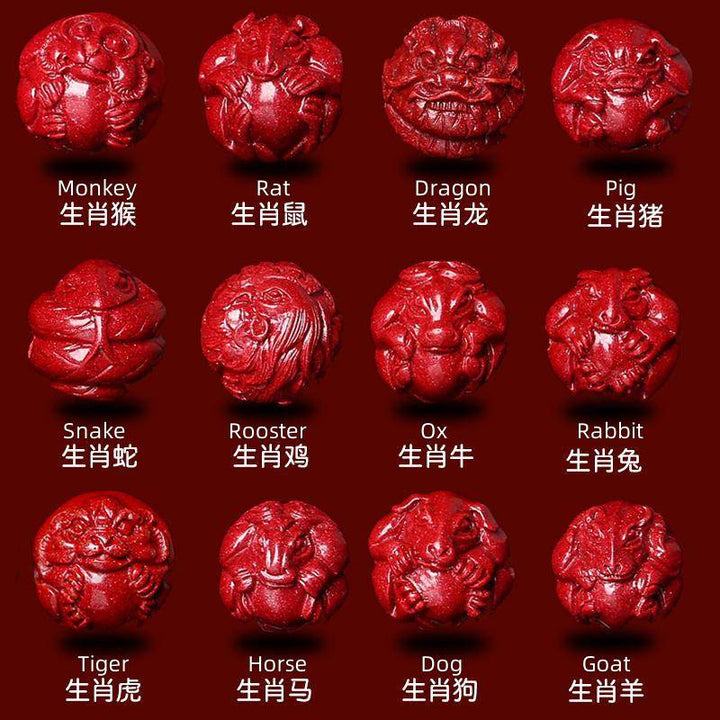 Zodiac Red Handmade Knot Bracelet - For Security - Buddha Pureland