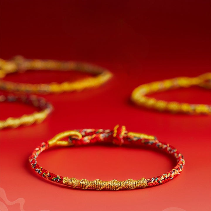 Zodiac Red String Bracelet - Buddhist Lucky Charm - Buddha Pureland