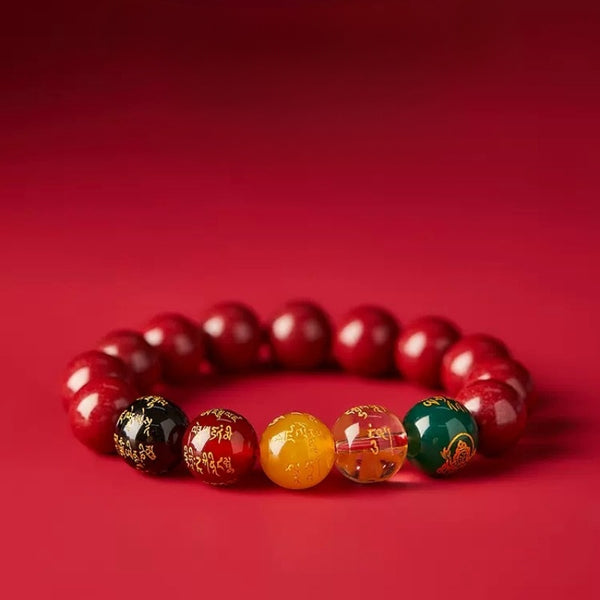 Five Gods Of Wealth Lucky Bracelet  - Wealth & Fortune - Buddha Pureland