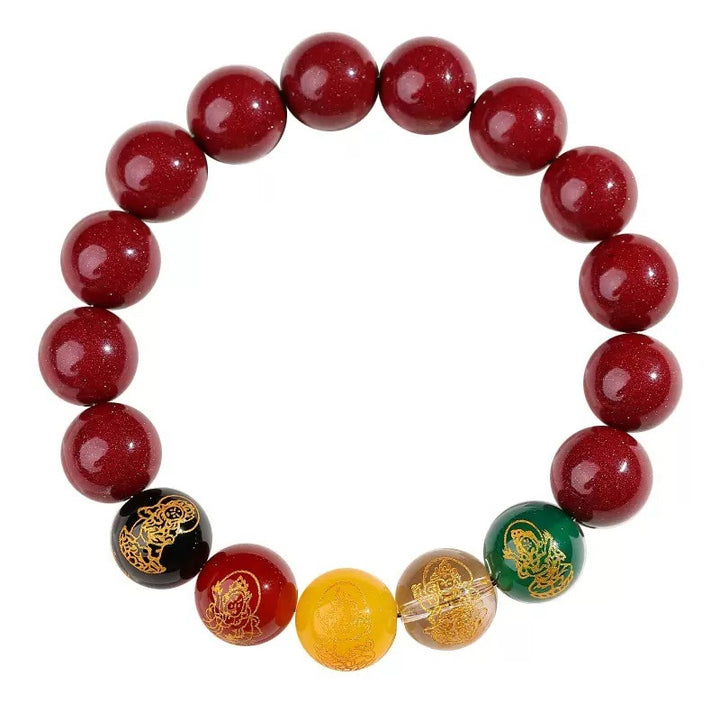 Five Gods Of Wealth Lucky Bracelet  - Wealth & Fortune - Buddha Pureland